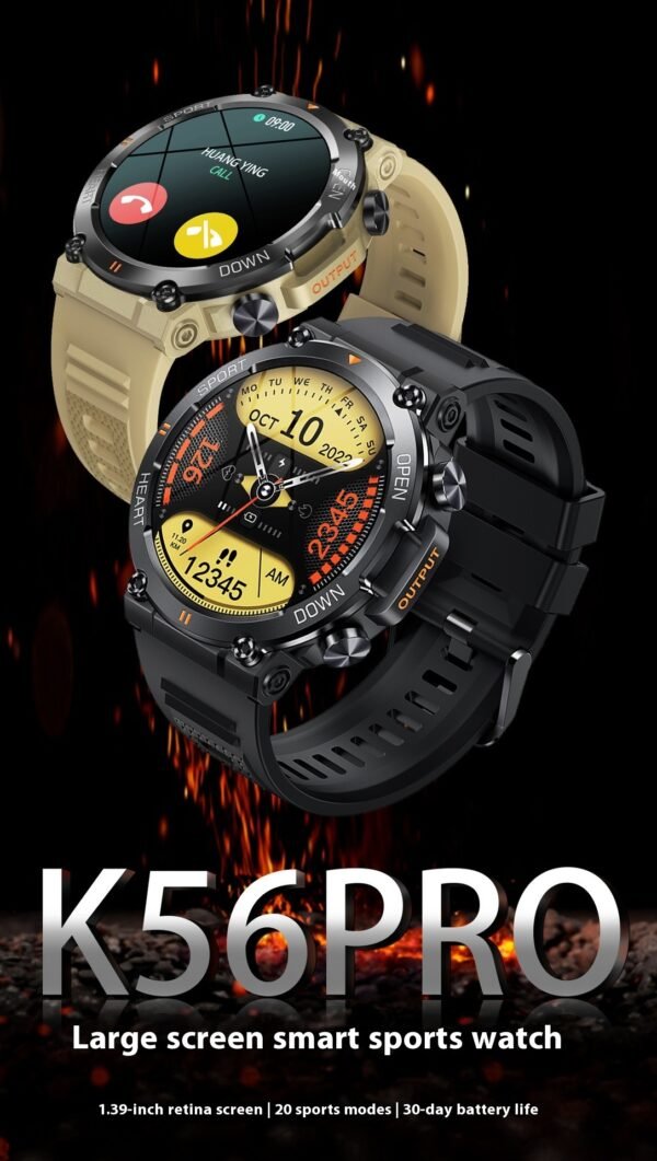 Call Music Weather Heart Rate Blood Pressure Smart Watch